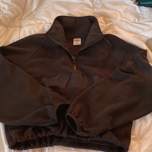 PINK long sleeve half zip